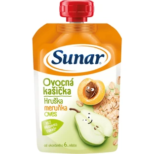 Сунар кайка фруктовая капсула груша, мархуа, овсянка 6м+ 120 г