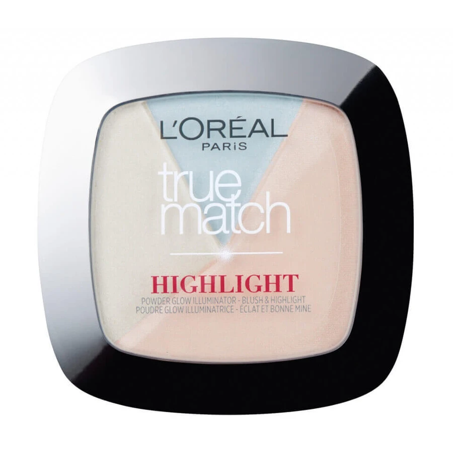 Освітлювальна пудра, Loreal, True Match Highlight, 302 Крижане сяйво: ціни та характеристики