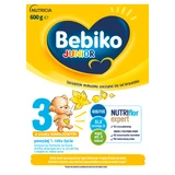 Bebiko Junior 3 Nutriflor Expert, поживна суміш на молочній основі, від 1 року, зі смаком ванілі, 600 г УПАКОВКА ДЕФЕКТ