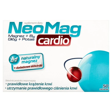 NeoMag Cardio, 50 таблеток: ціни та характеристики