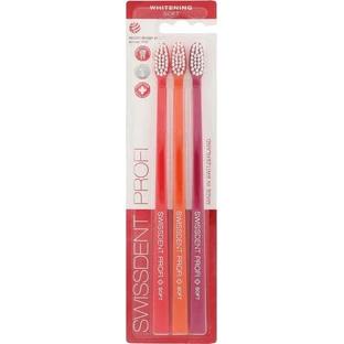 Swissdent Profi Отбеливающая мягкая зубная щетка Tutti Frutti 3 шт.