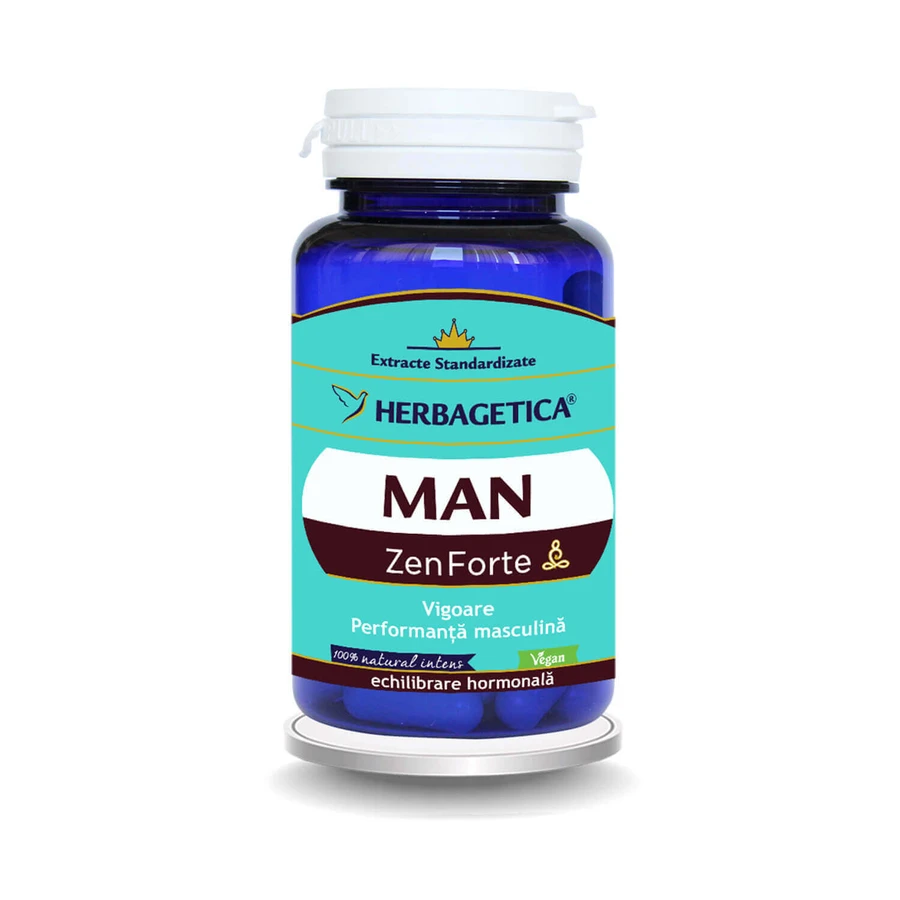 Man Zen Forte, 60 капсул, Herbagetica: ціни та характеристики