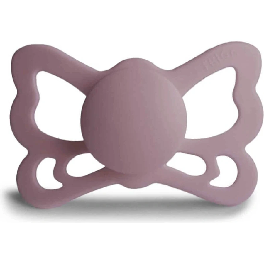 FRIGG Butterfly Анатомическая силиконовая пустышка Twilight Mauve, +6м 1×1 шт, силиконовая пустышка: цены и характеристики