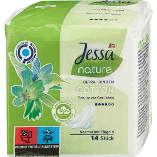Jessa Ultra Normal Впитывающие прокладки с крылышками, 14 штук