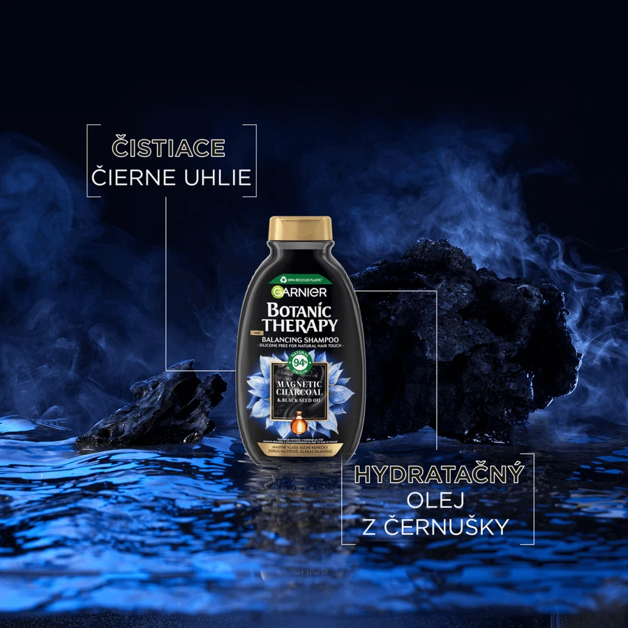 Очищувальний шампунь з магнітним вугіллям Garnier 400 мл: ціни та характеристики