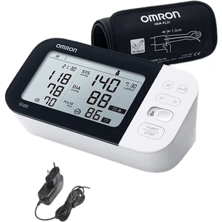 Тонометр Omron Smart цифровой pau M7 Intelli IT AFib + блок питания (SET), гарантия 5 лет