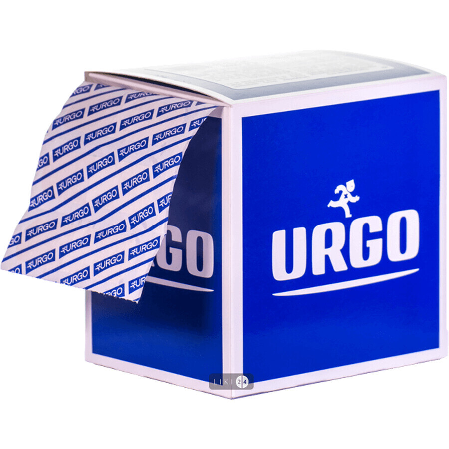 Пластир медичний Urgo прозорий з антисептиком 19 мм х 72 мм №300: ціни та характеристики