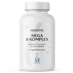 Holistic Mega B Metylerad, витамины группы В, 90 капсул