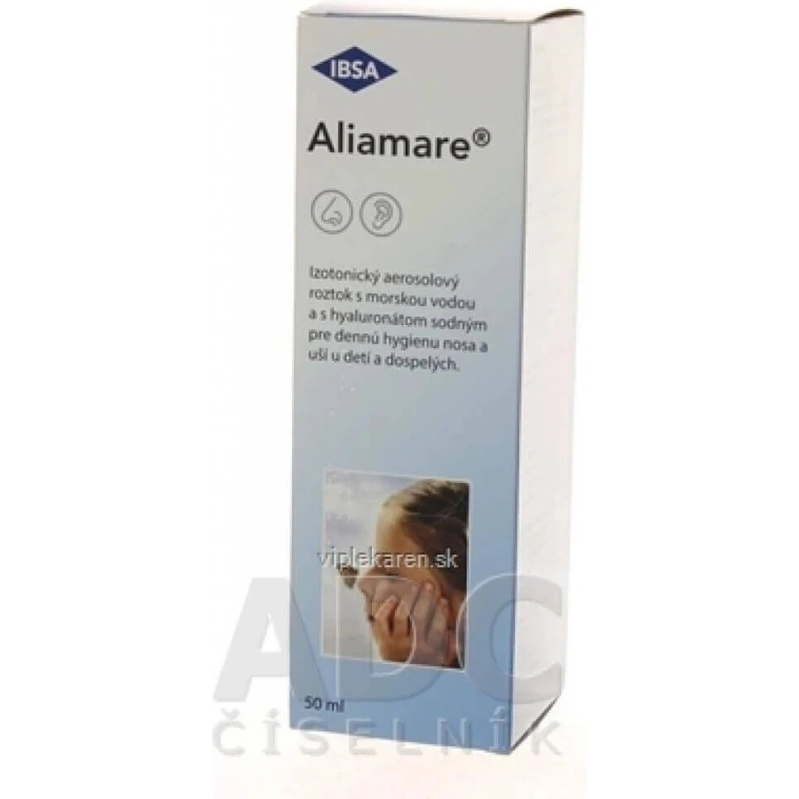ALIAMARE 1×50 мл, изотонический аэрозольный раствор: цены и характеристики