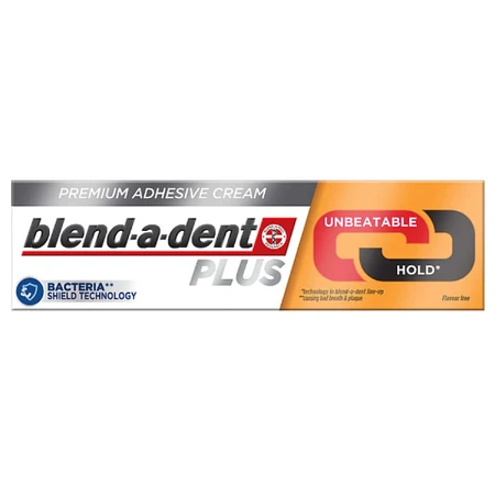 Blend-a-dent Plus, клейкий крем для зубных протезов, 40 г: цены и характеристики