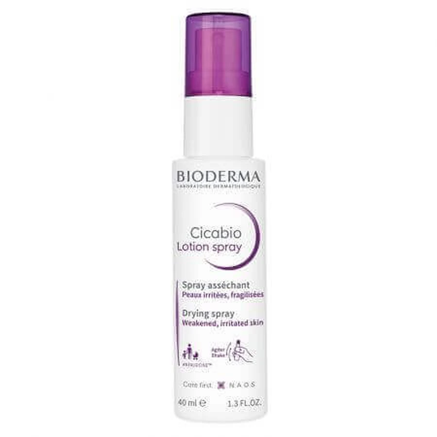 Bioderma Cicabio Восстанавливающий лосьон-спрей, 40 мл: цены и характеристики