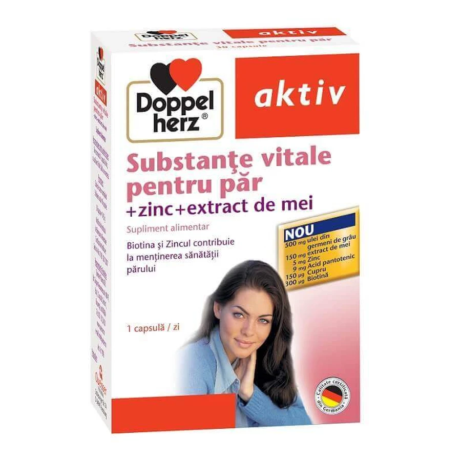 Doppelherz aktiv Vital substances for hair, 30 капсул: цены и характеристики