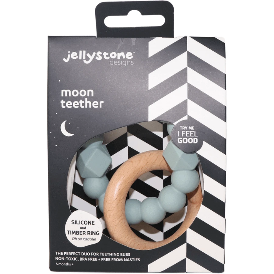 Jellystone Designs Moon Teether, зеленый: цены и характеристики