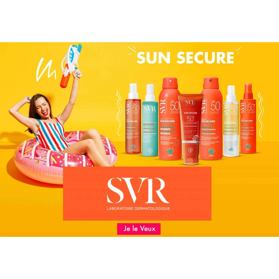 Сонцезахисний крем-пінка для обличчя SVR Sun Secure Blur SPF 50+, 50 мл: ціни та характеристики