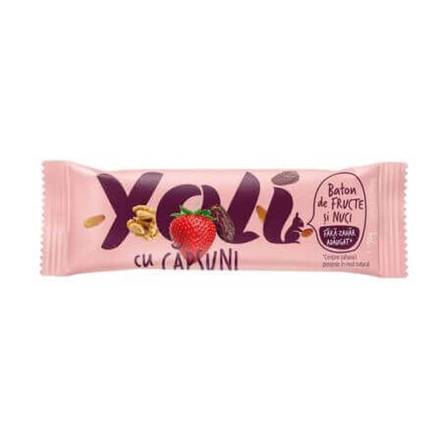 Клубничный фруктовый батончик без добавления сахара, 30 г, Yoli: цены и характеристики