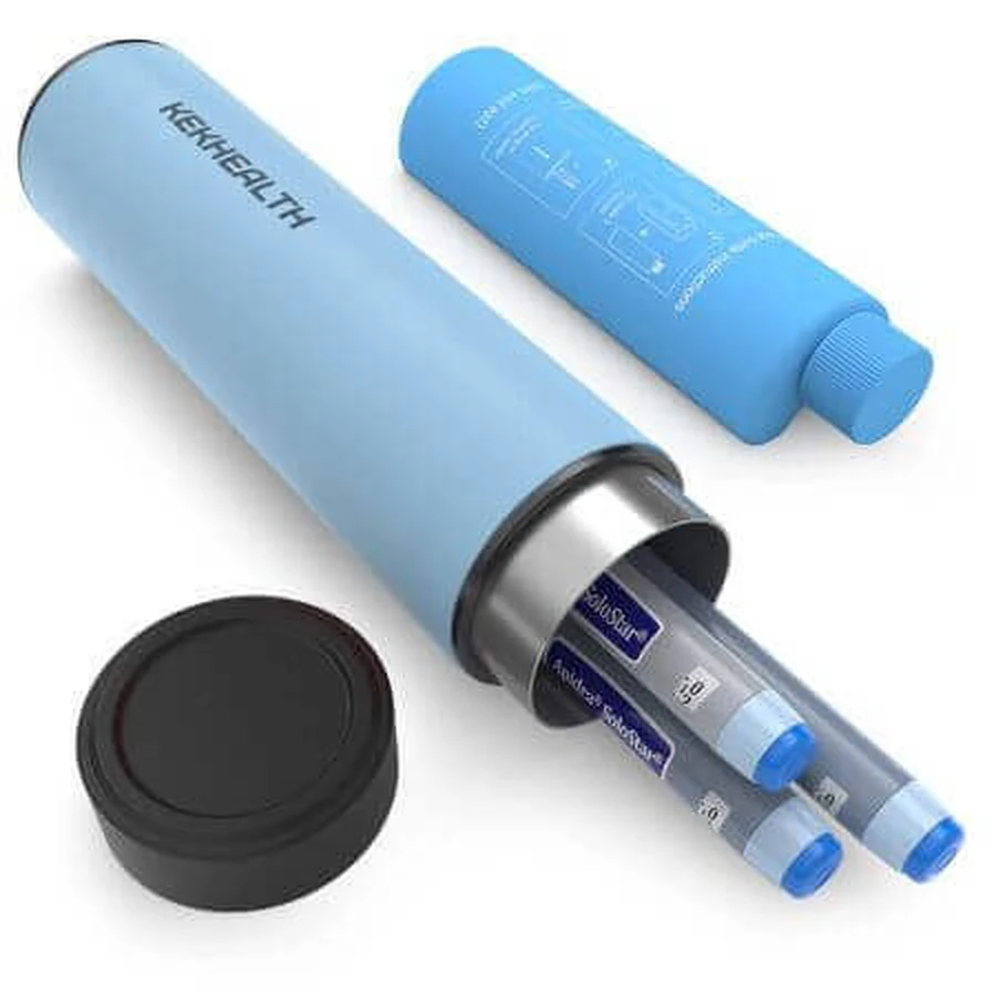 Портативний термос для інсуліну Odyssey Compact Gradient Blue (Serenity), 1 штука, Kekhealth: ціни та характеристики