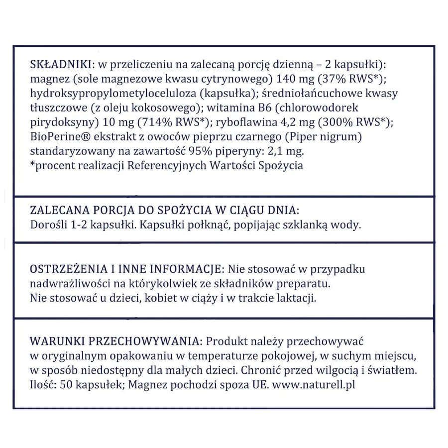 Органический Магний+ Naturell Organic Magnesium+, 100 капсул: цены и характеристики