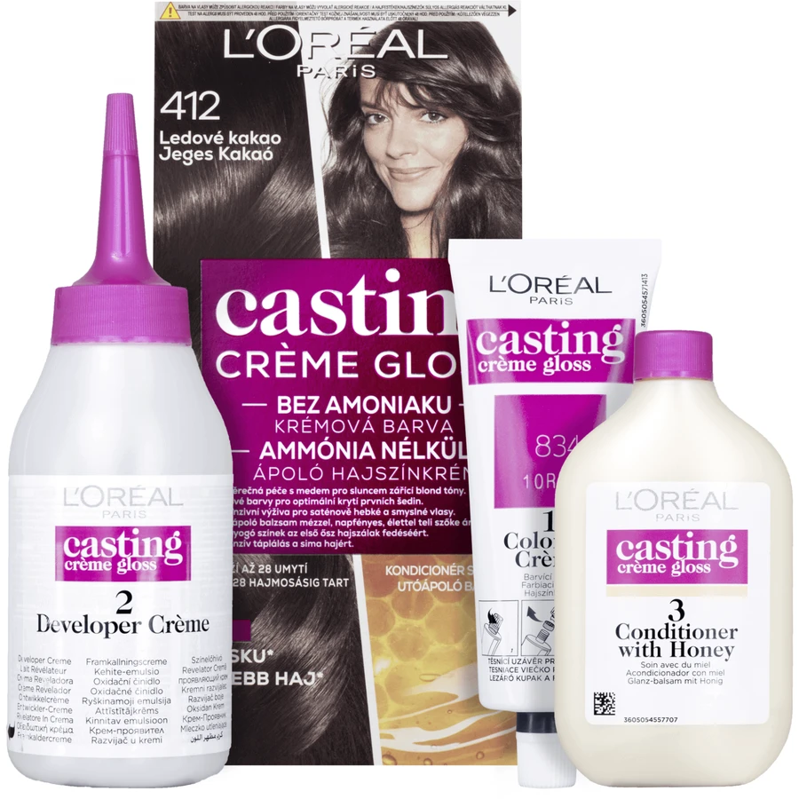 L'Oréal Paris Крем-фарба для волосся з ефектом блиску 412 Крижане какао від L'Oréal Paris: ціни та характеристики