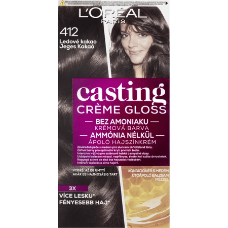 L'Oréal Paris Крем-фарба для волосся з ефектом блиску 412 Крижане какао від L'Oréal Paris: ціни та характеристики