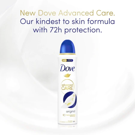 Dove Advanced care оригінальний антиперспірант-спрей 150 мл: ціни та характеристики