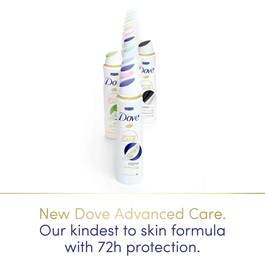 Dove Advanced care оригінальний антиперспірант-спрей 150 мл: ціни та характеристики