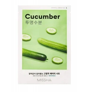 Маска с экстрактом огурца для сухой кожи Airy Fit, 19 г, Missha