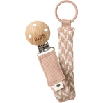 Затискач для соски BIBS Paci Braid, рум'яний/слонова кістка: ціни та характеристики