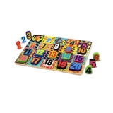 Дерев'яний пазл з цифрами від 1 до 20, +3 роки, 20 деталей, Melissa&Doug
