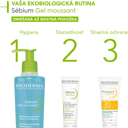 Bioderma Sébium Gel мус для вмивання для комбінованої та жирної шкіри 200 мл: ціни та характеристики