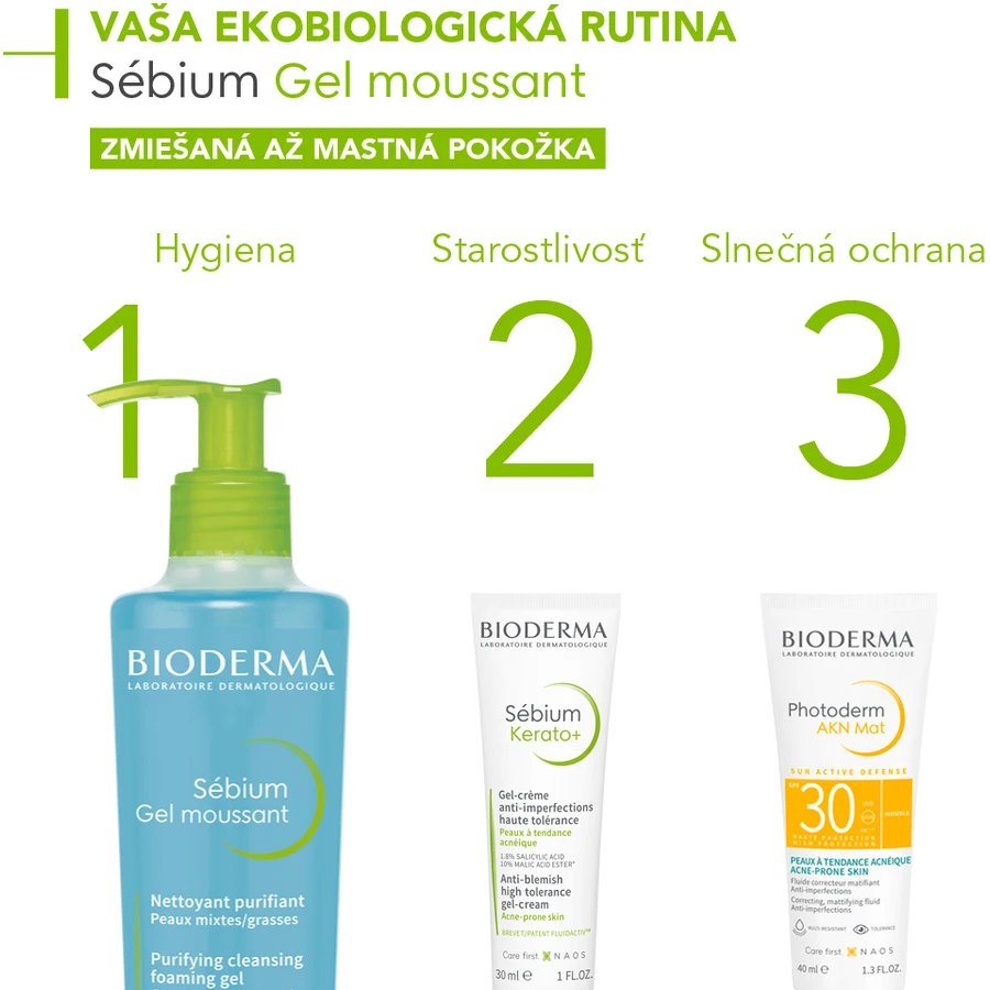 Bioderma Sébium Gel мус для вмивання для комбінованої та жирної шкіри 200 мл: ціни та характеристики