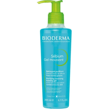 Bioderma Sébium Gel мус для вмивання для комбінованої та жирної шкіри 200 мл: ціни та характеристики