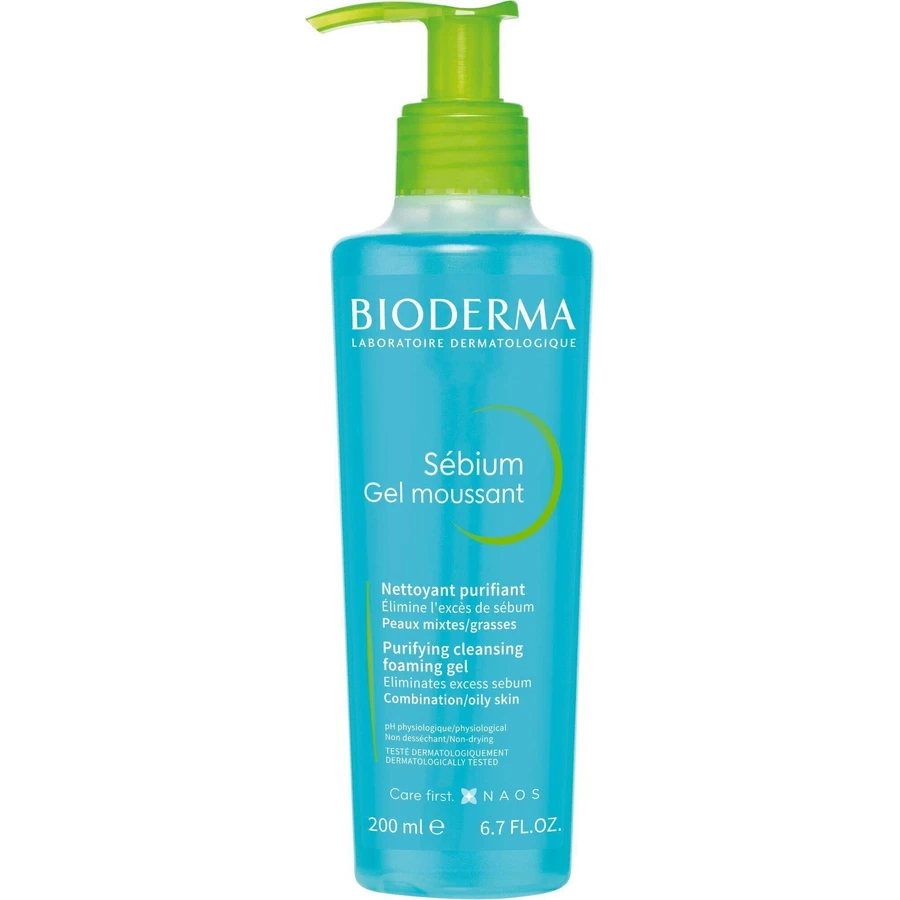 Bioderma Sébium Gel мус для вмивання для комбінованої та жирної шкіри 200 мл: ціни та характеристики