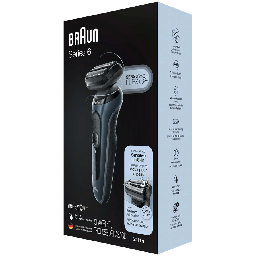 Braun Series 6 61-N1000s Black: цены и характеристики