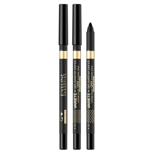 Eveline Cosmetics Variete, олівець для очей, водостійкий, №01 чорний, 1 шт.