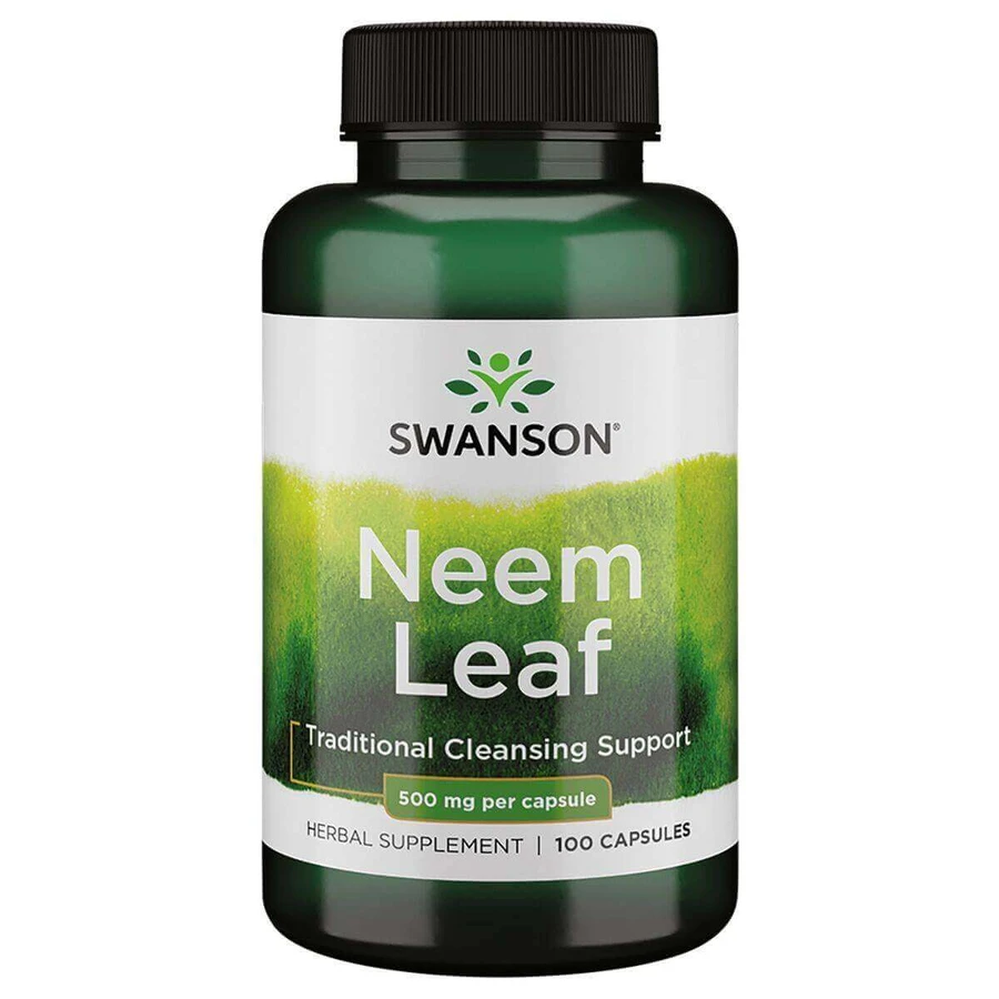 Swanson Neem Leaf 500 мг, индийский медовый куст, 100 капсул: цены и характеристики