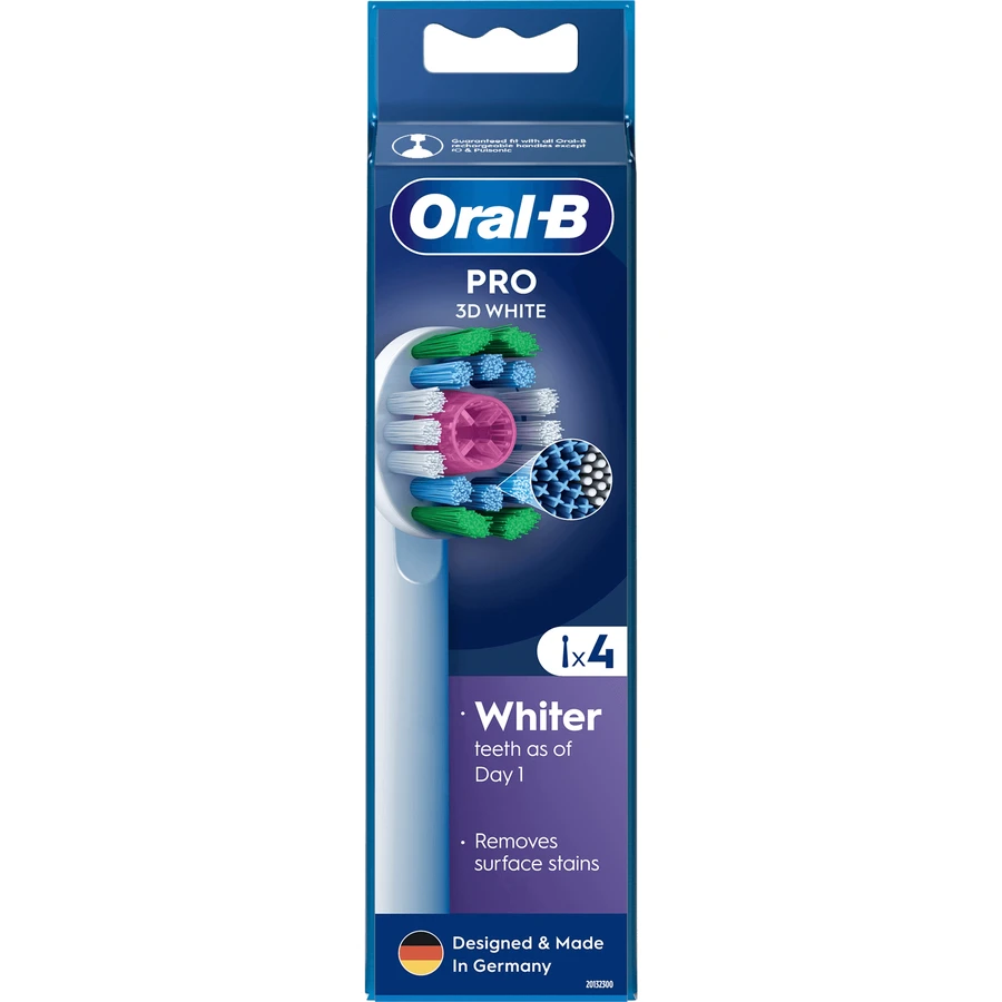 Сменные насадки Oral-B Pro 3D White 4 шт.: цены и характеристики
