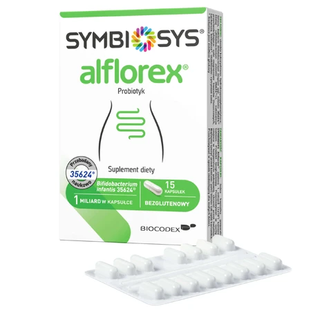 Симбіосис Алфлорекс Biocodex Symbiosys Alflorex, 15 капсул: ціни та характеристики