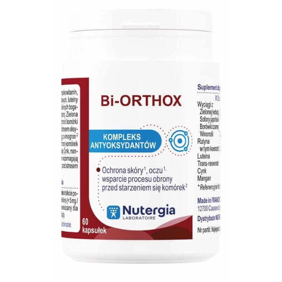 Biorthox Nutergia антиоксиданты roline, 60 капсул: цены и характеристики