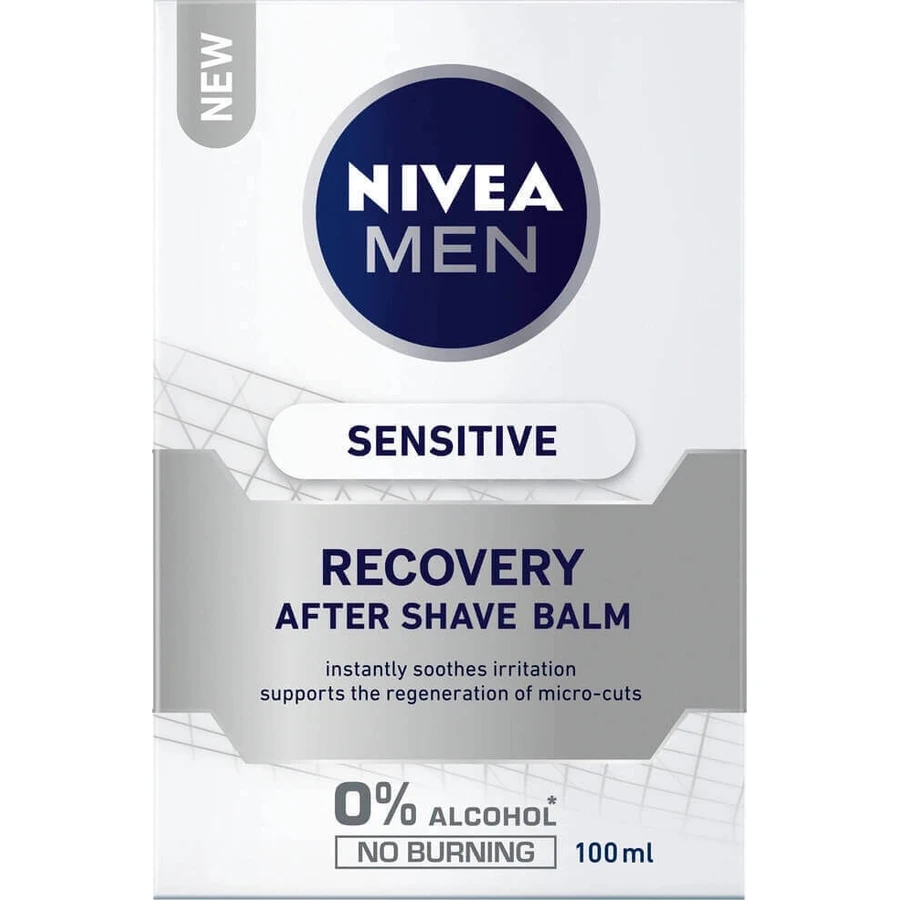 NIVEA Men Бальзам после бритья Sensitive Recovery 1×100 мл, бальзам после бритья: цены и характеристики