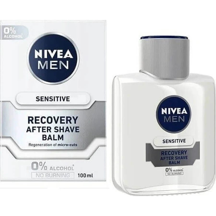 NIVEA Men Бальзам после бритья Sensitive Recovery 1×100 мл, бальзам после бритья: цены и характеристики