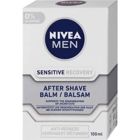 NIVEA Men Бальзам после бритья Sensitive Recovery 1×100 мл, бальзам после бритья: цены и характеристики