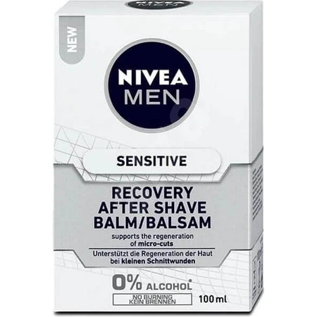 NIVEA Men Бальзам после бритья Sensitive Recovery 1×100 мл, бальзам после бритья: цены и характеристики
