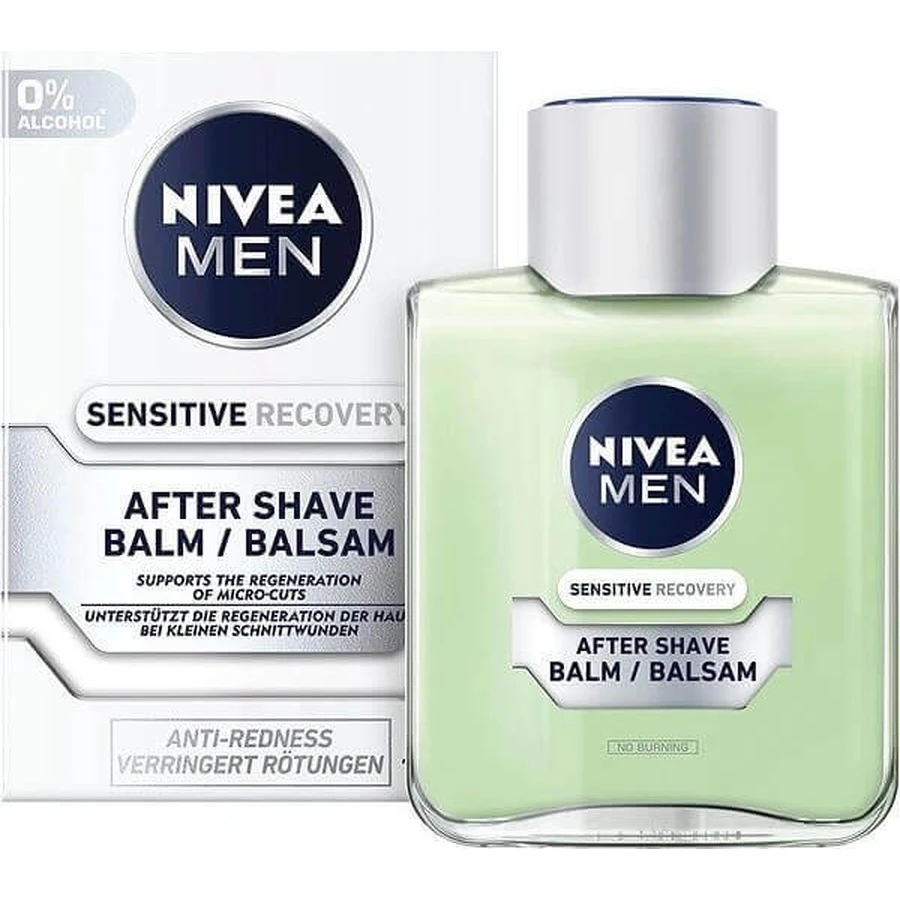 NIVEA Men Бальзам после бритья Sensitive Recovery 1×100 мл, бальзам после бритья: цены и характеристики
