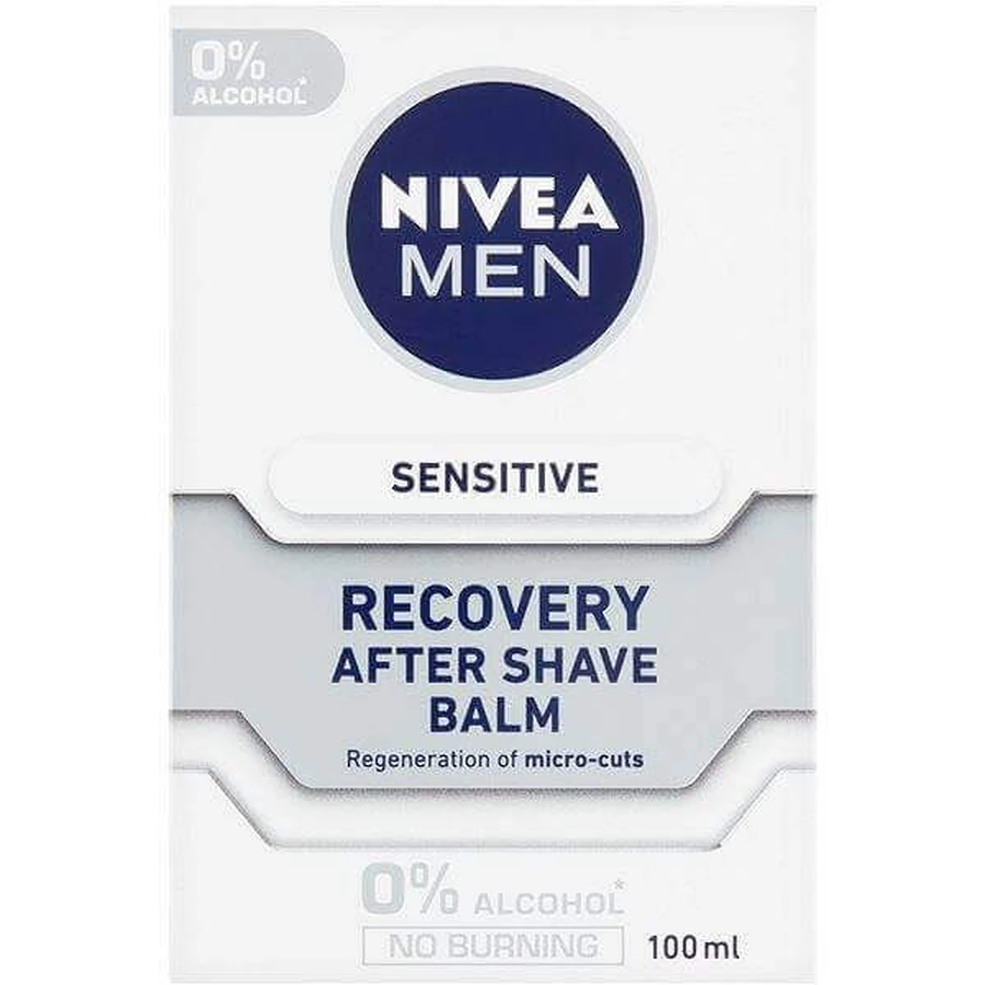 NIVEA Men Бальзам после бритья Sensitive Recovery 1×100 мл, бальзам после бритья: цены и характеристики