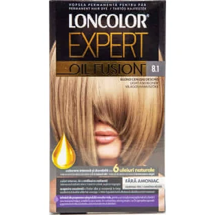 Loncolor Expert Ammoniated Oil Fusion 8.1 Oil Fusion 8.1 світло-попелястий блонд, 1 шт.