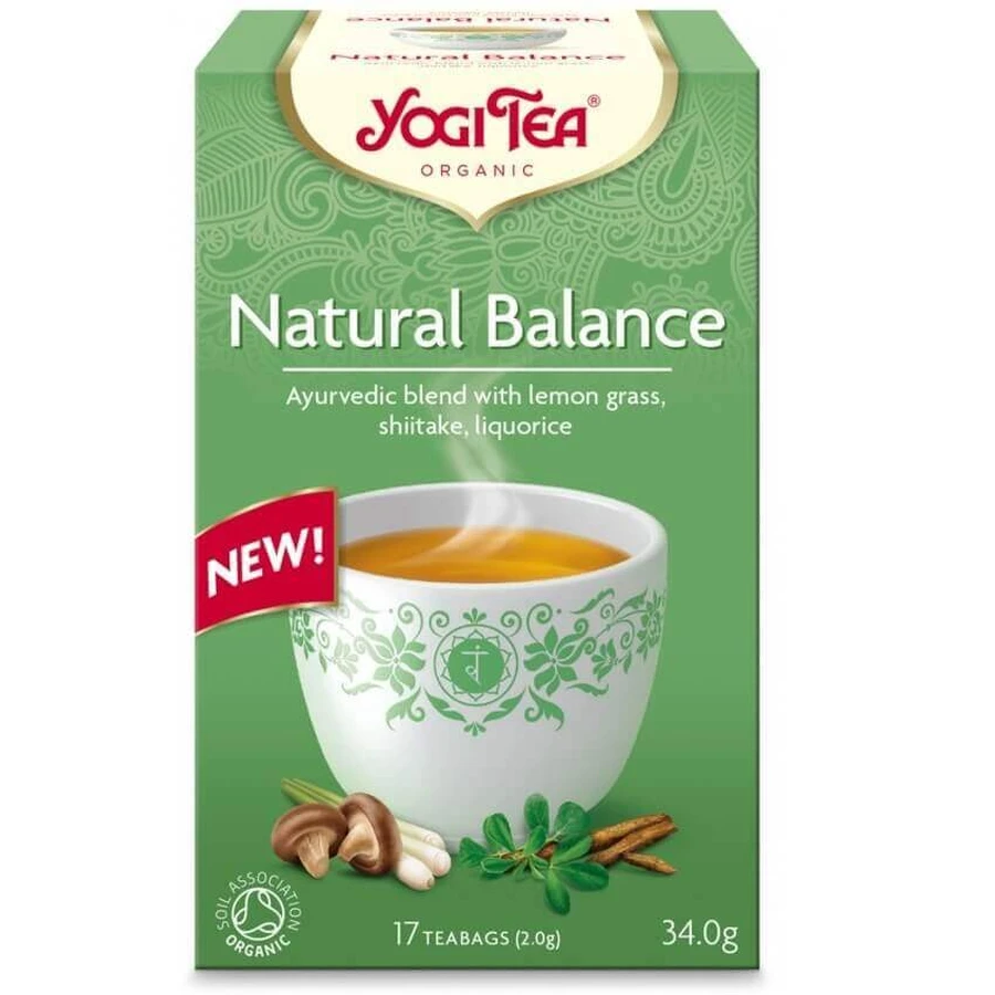 Натуральний чай "Баланс", 17 пакетиків, Yogi Tea: ціни та характеристики