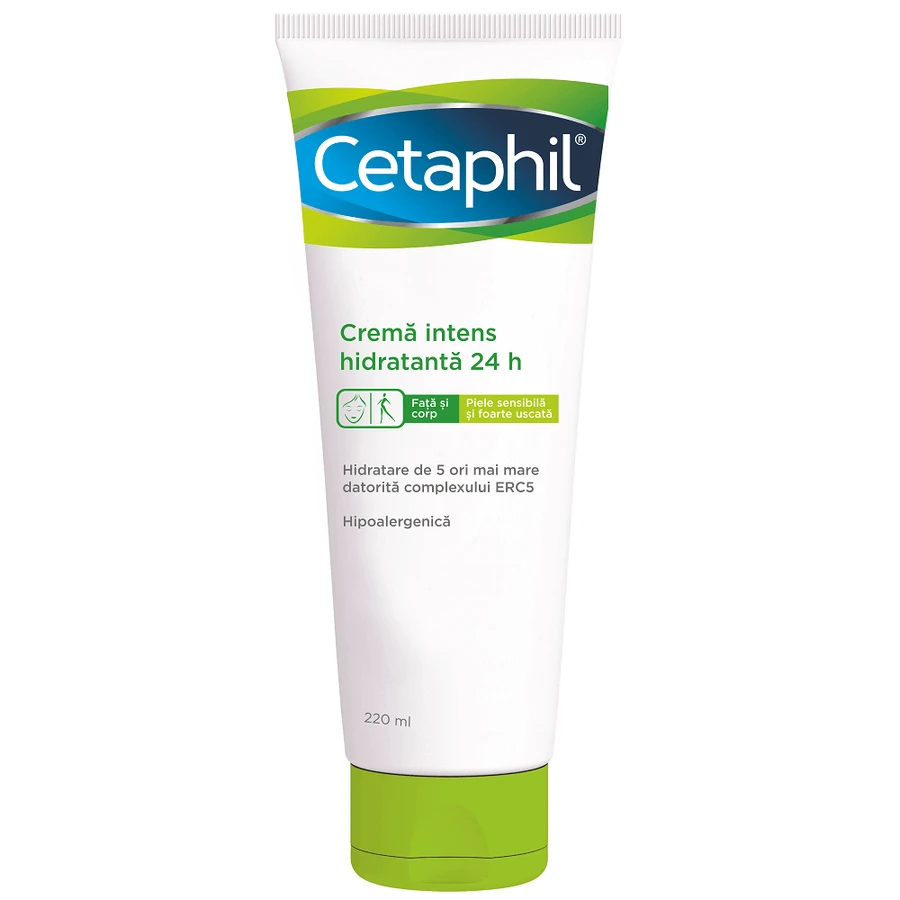 Інтенсивний зволожуючий денний крем Cetaphil, 220 мл, Galderma: ціни та характеристики
