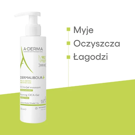 A-derma, Dermalibour+ Cica el wash, 200 мл: цены и характеристики
