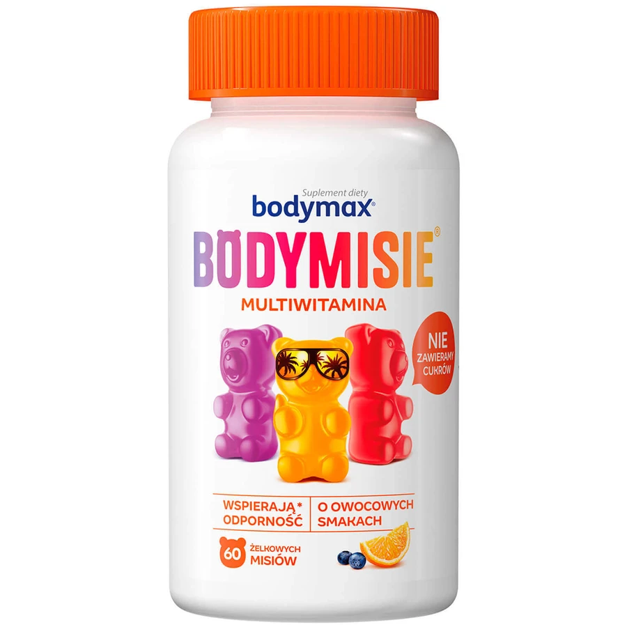 Мультивитамины Bodymax Bodymisie, желейные конфеты для детей от 3 лет и взрослых, фруктовый вкус, 60 шт.: цены и характеристики