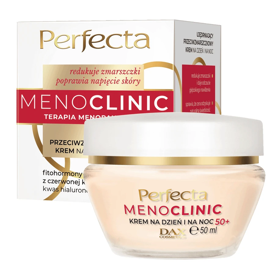 Perfecta Menoclinic, укрепляющий крем для лица против морщин 50+, для дня и ночи, 50 мл: цены и характеристики